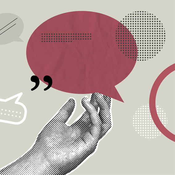 Trendy halftone collage of business concept.